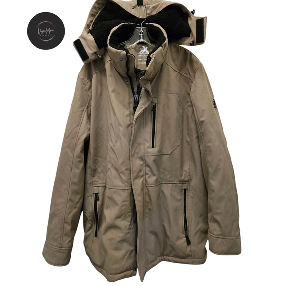 Zeroxposur Black Label Men's Full Zip Jacket Size XXL Tan